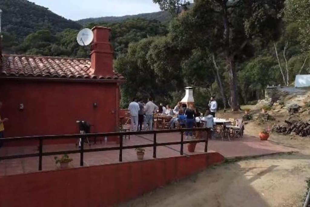 Masia Can Castellar Sant Iscle De Vallalta Buitenkant foto
