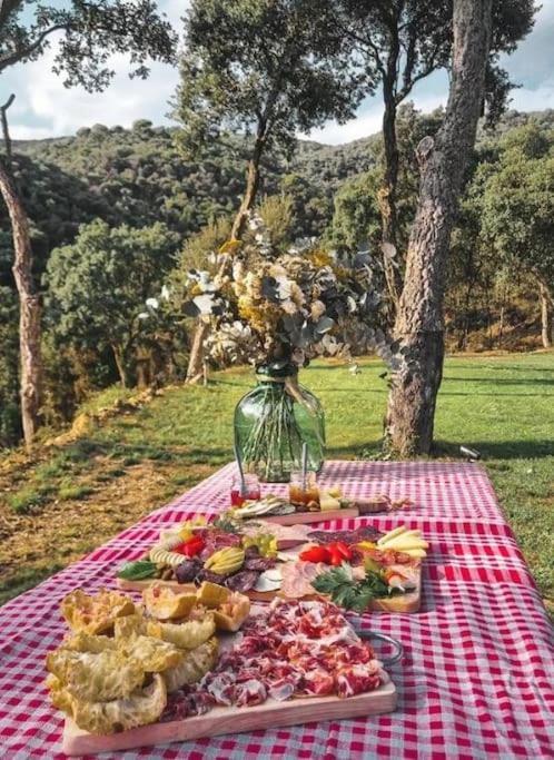 Masia Can Castellar Sant Iscle De Vallalta Buitenkant foto